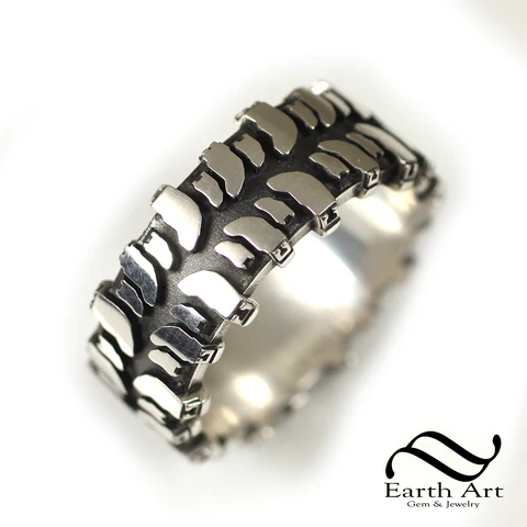 Earth Art Gems Bogger Tread Ring